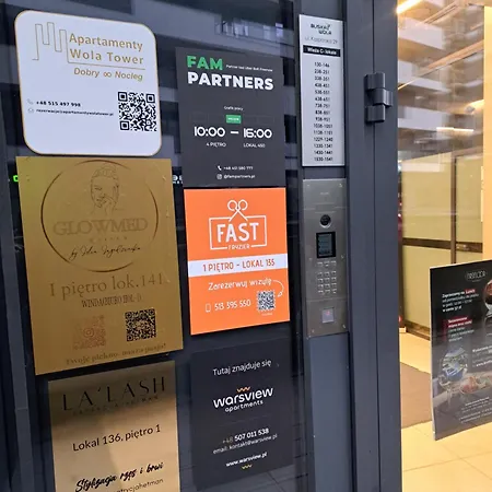 아파트 Chillout View & Pleasure - Wola Tower 15th Floor *