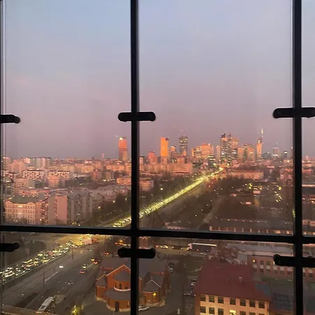 Chillout View & Pleasure - Wola Tower 15th Floor Apartment *