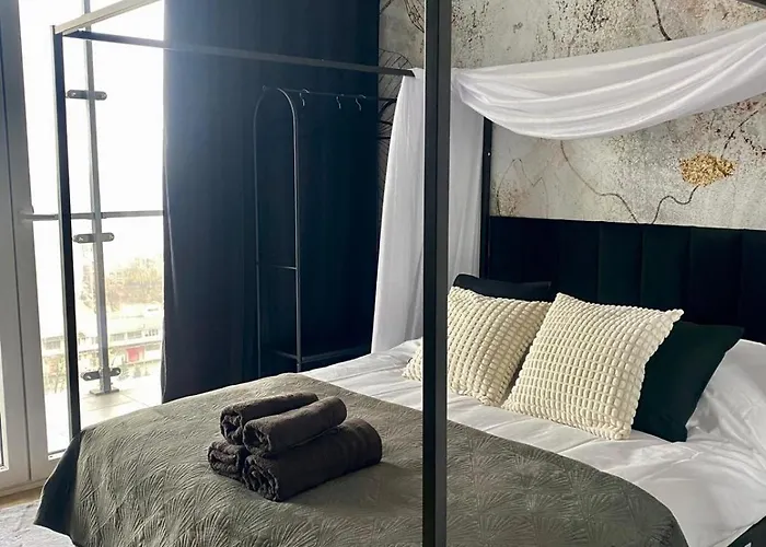 شقة Chillout View & Pleasure - Wola Tower 15th Floor