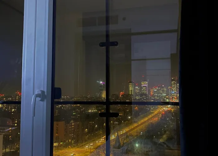 Chillout View & Pleasure - Wola Tower 15th Floor شقة وارسو